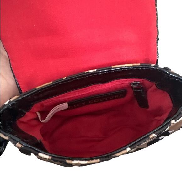 JUICY COUTURE Bow and Leopard Animal Print Crossbody - Picture 4 of 7